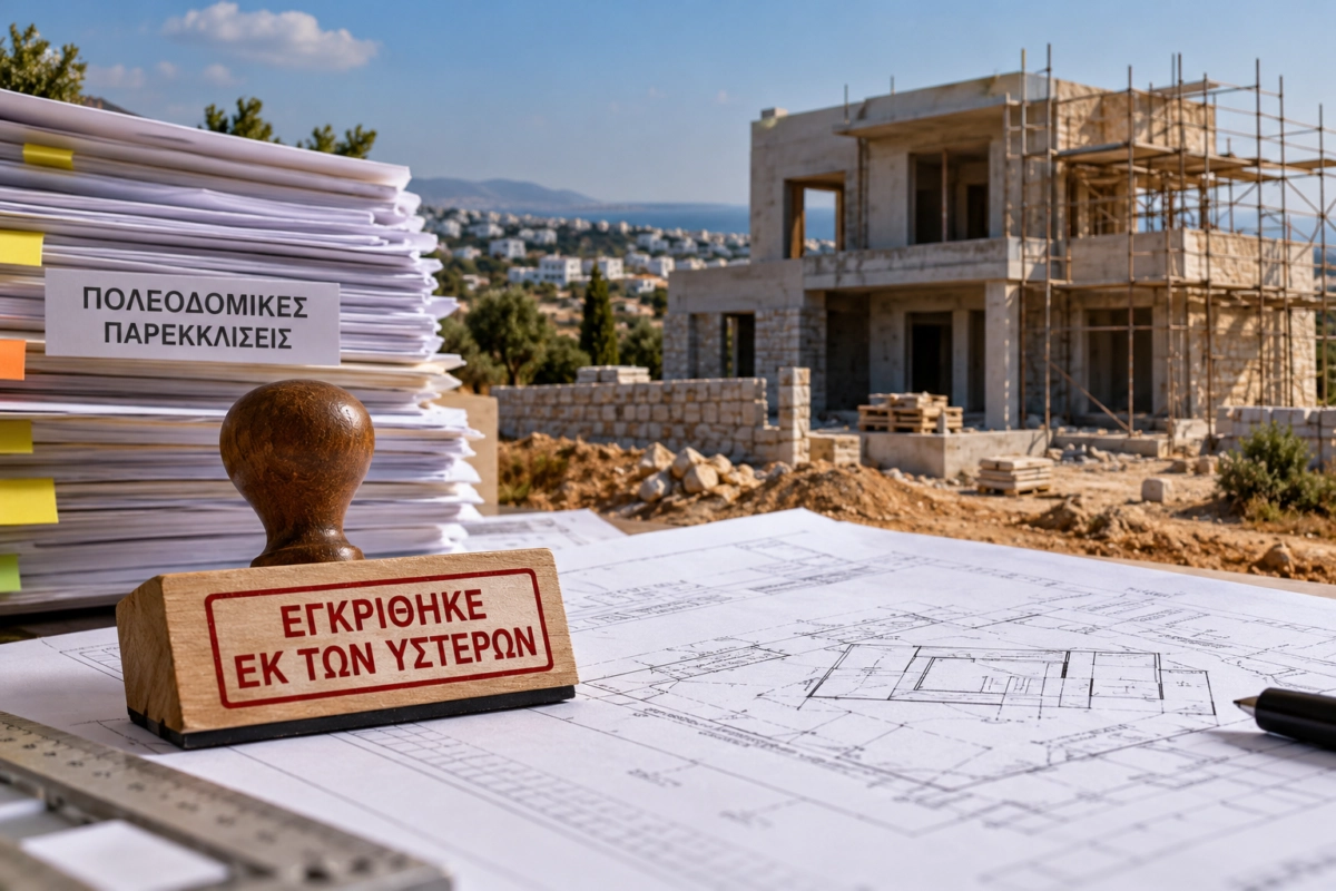 Έκτιζαν πρώτα, έπαιρναν άδεια μετά – Σοβαρές παρατυπίες αποκαλύπτει η Ελεγκτική